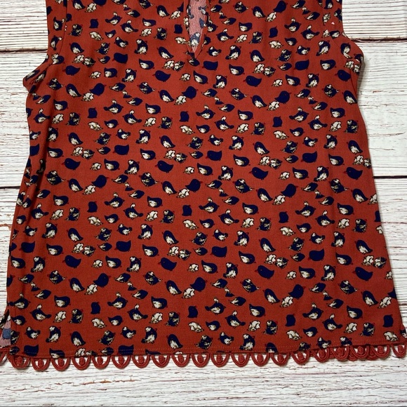 Anthropologie Meadow Rue Sanna Bird Print Top Sz S - Picture 16 of 16